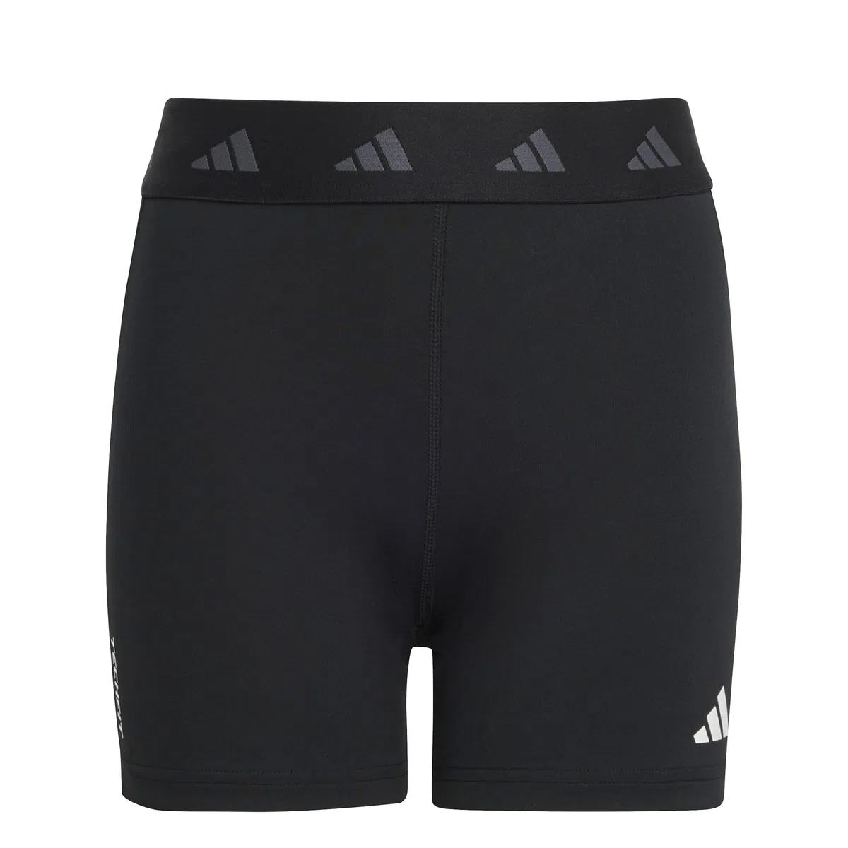adidas Niños Teamwear Short Tight Laufbekleidung Mallas para Correr Black/Carbon/White - Negro