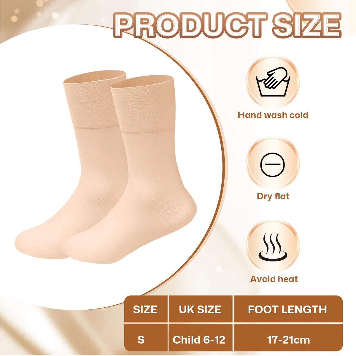 SPATUAMZ 3 pares de calcetines de ballet para niñas, sin costuras, suaves, transpirables, elásticos, para niños, para pies de 15,5 a 17 cm, jazz, yoga, gimnasia