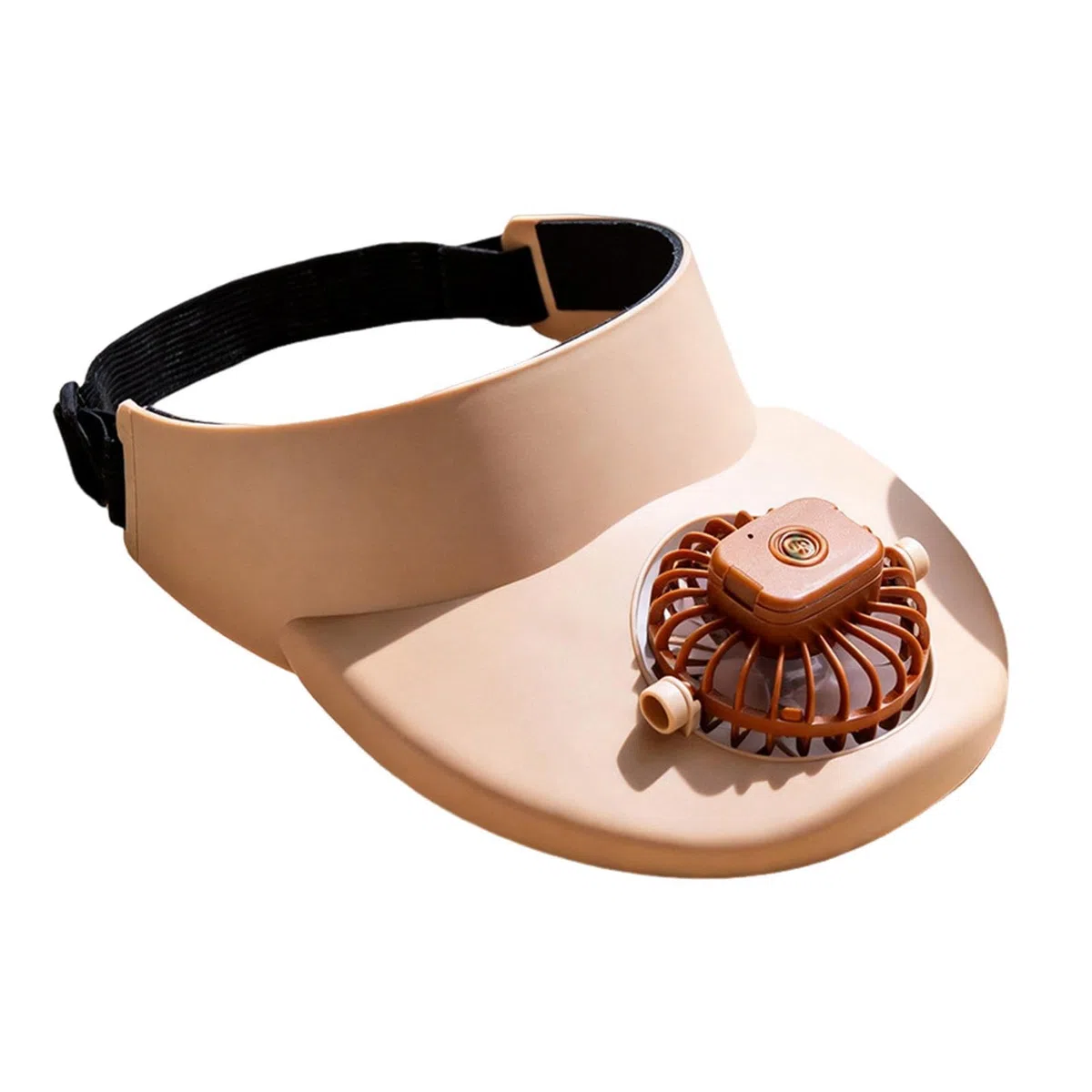 Gorra con Ventilador | Visera Ajustable Recargable y Transpirable - Sombrero Solar de Viaje | para Verano, Camping, jardín, Senderismo, Viaje, Playa, Deportes, Golf, navegación