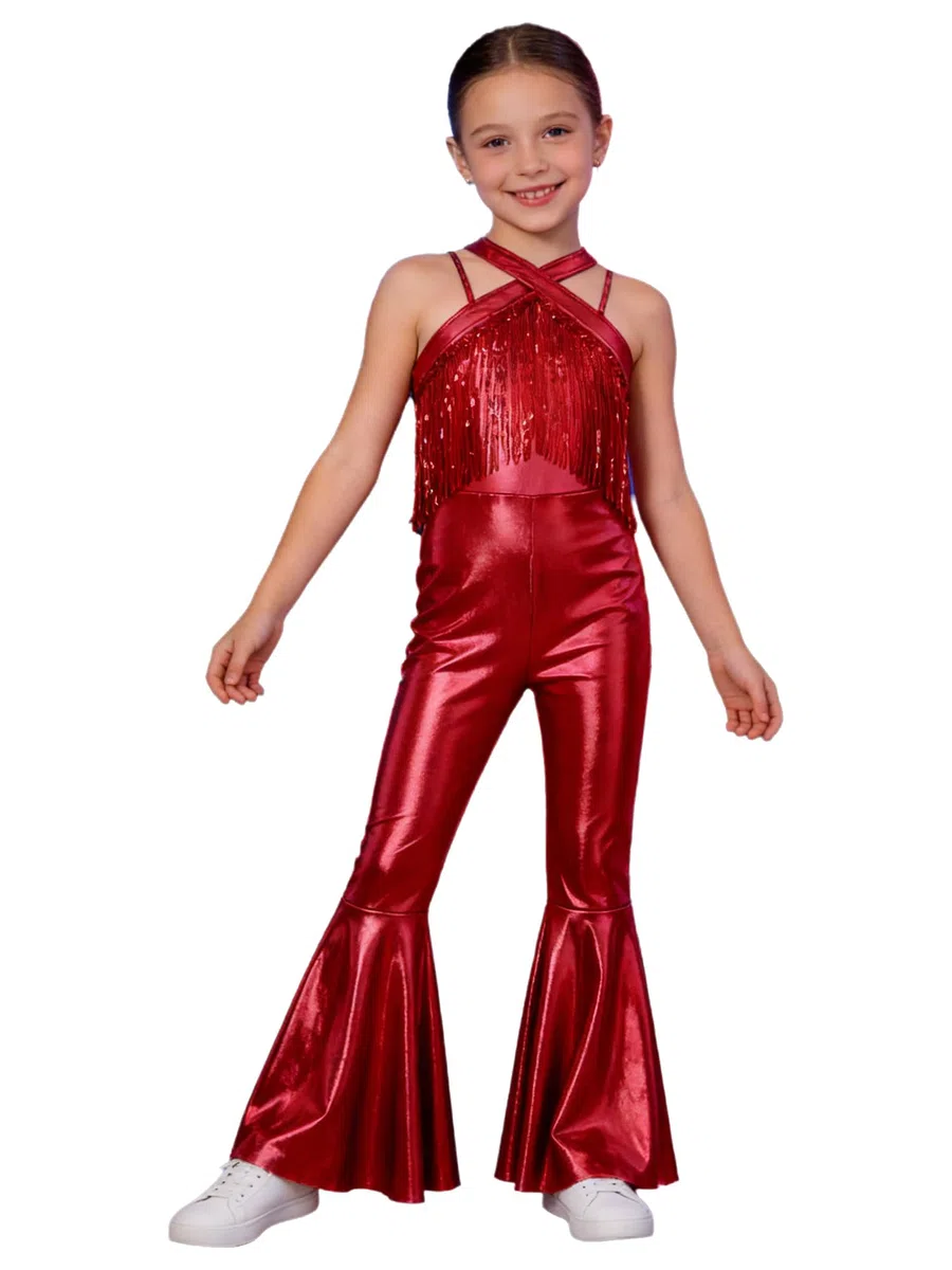 JEATHA Mono Lentejuelas De Baie De Jazz Niña Maillot De Danza Gimnasia Body De Baile Gimnasisa Trajes De Baile De Discoteca