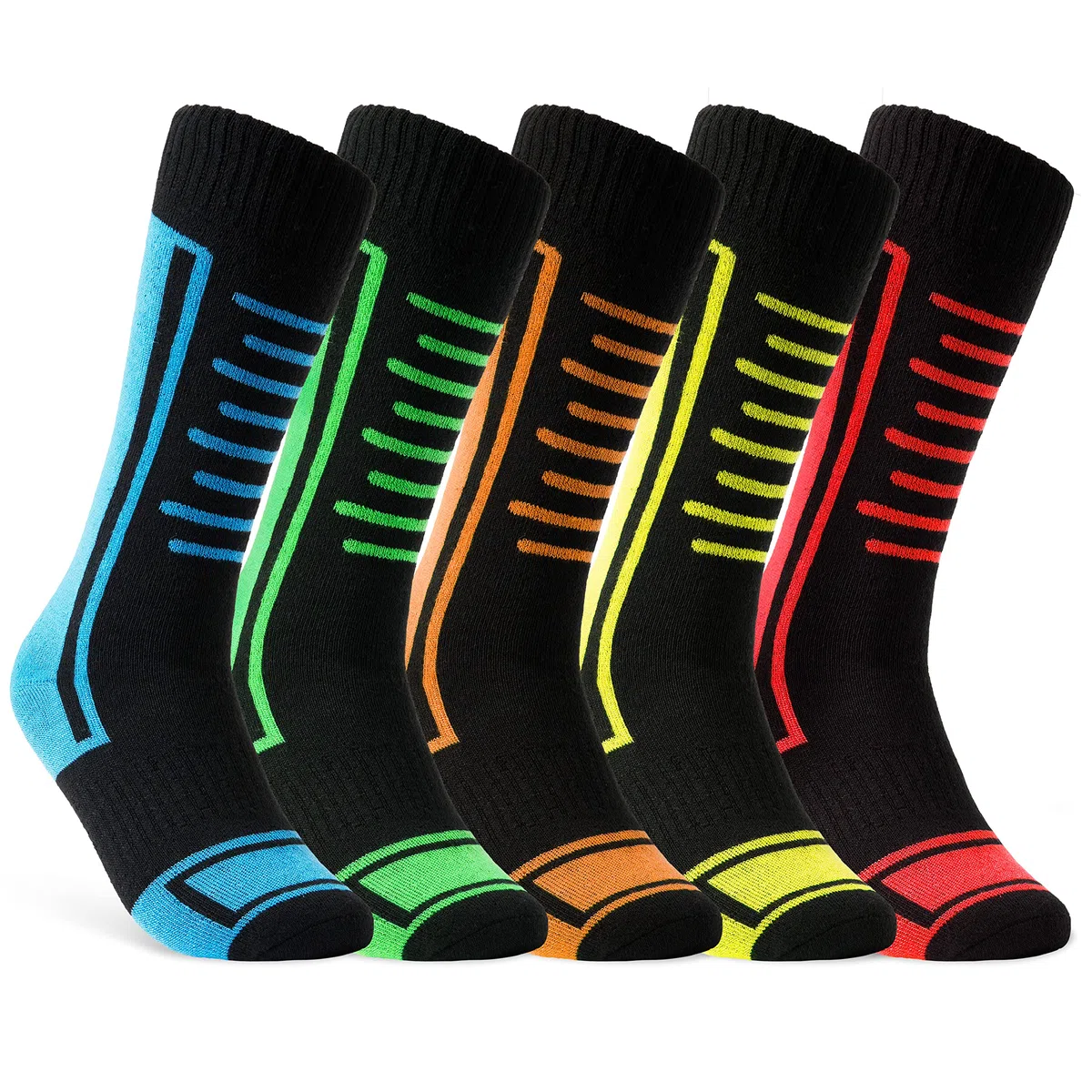 CityComfort Calcetines de Esquí para Niños Multipack 27-31, 31-36