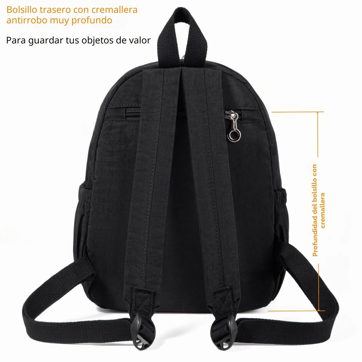 AOTIAN Mujer Mini Mochila Ligero Pequeña Bolsa de Viaje Bolsos Compacta para Casual 7 litros
