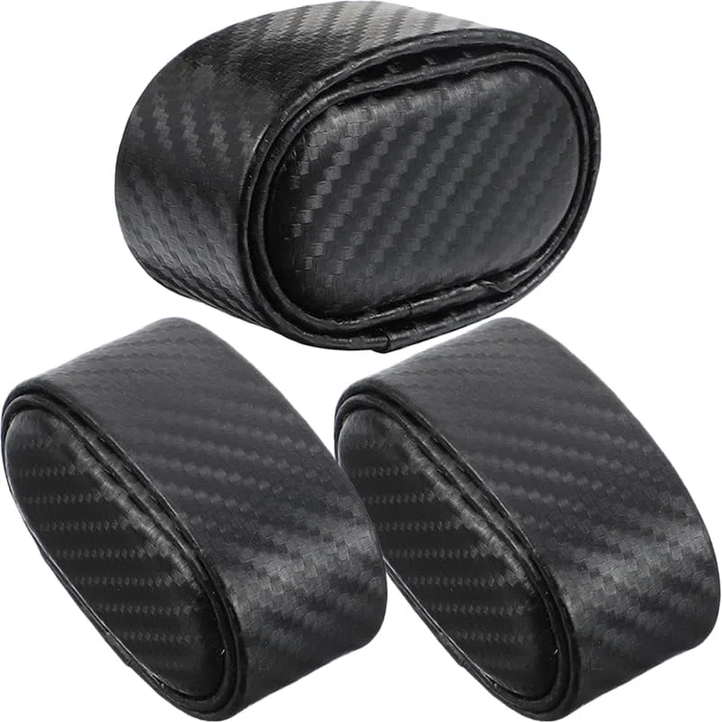 Hemobllo Cojines Exhibición Relojes 3 Piezas 6,8x4,5x3 cm Cuero PU Fibra Carbono – Repuesto Almohadillas para Caja Joyería, Protegen Pulseras & Smartwatches sin Deformar, para Coleccionistas y Tiendas