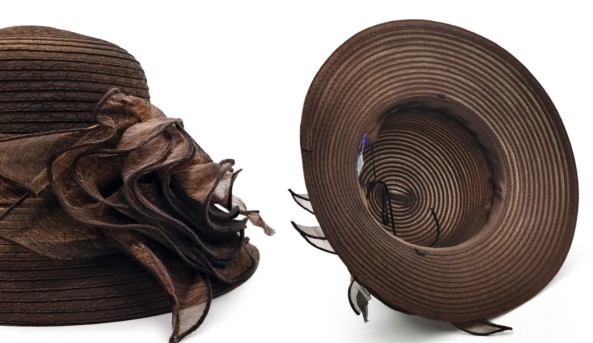 Carnavalife Sombrero de Boda con Flores para Mujer, Gorro Nupcial para Vestido de Novia, Tocado de Iglesia Derby para Fiesta de Té, Talla única