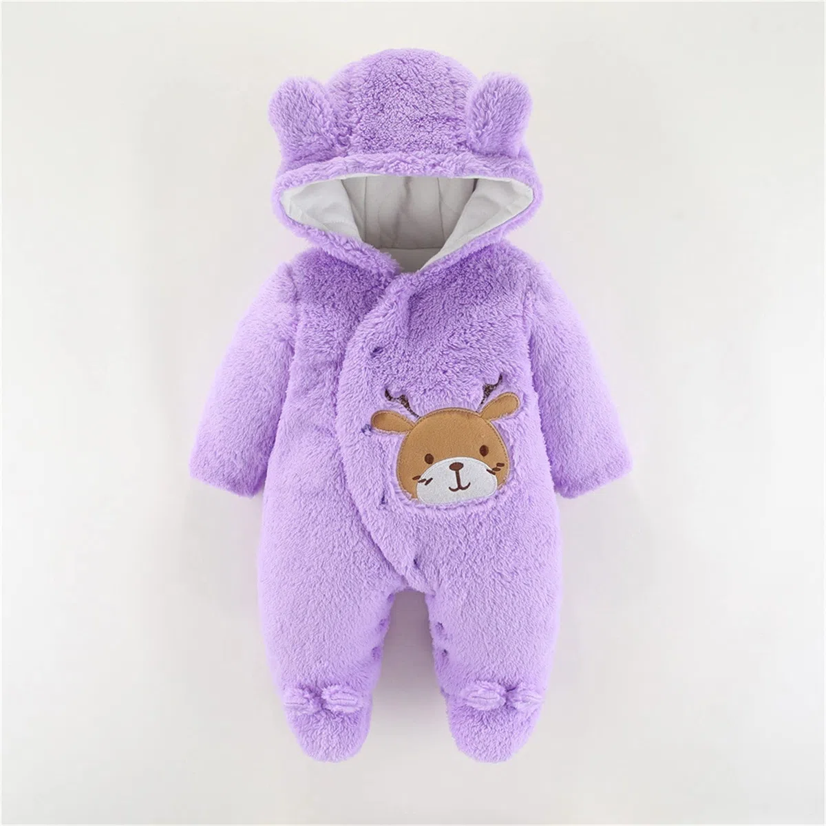 Ropa de invierno para bebé y niña, traje de nieve, mono para recién nacido, mono de forro polar, abrigo con capucha, ropa para niñas