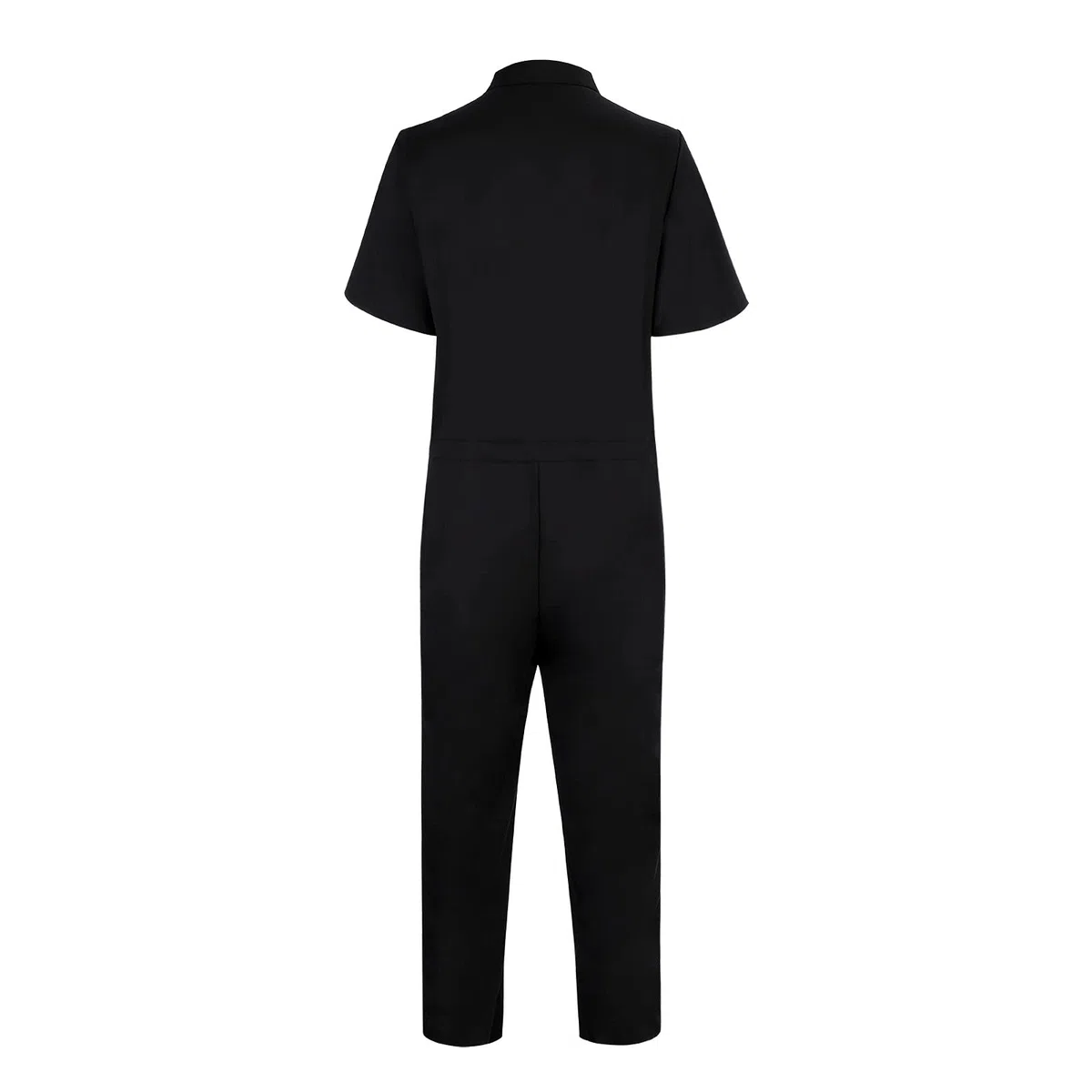 Mono de trabajo para hombre, mono verano manga corta, transpirable, chándal pierna recta, pelele con camisa, pantalones impermeables