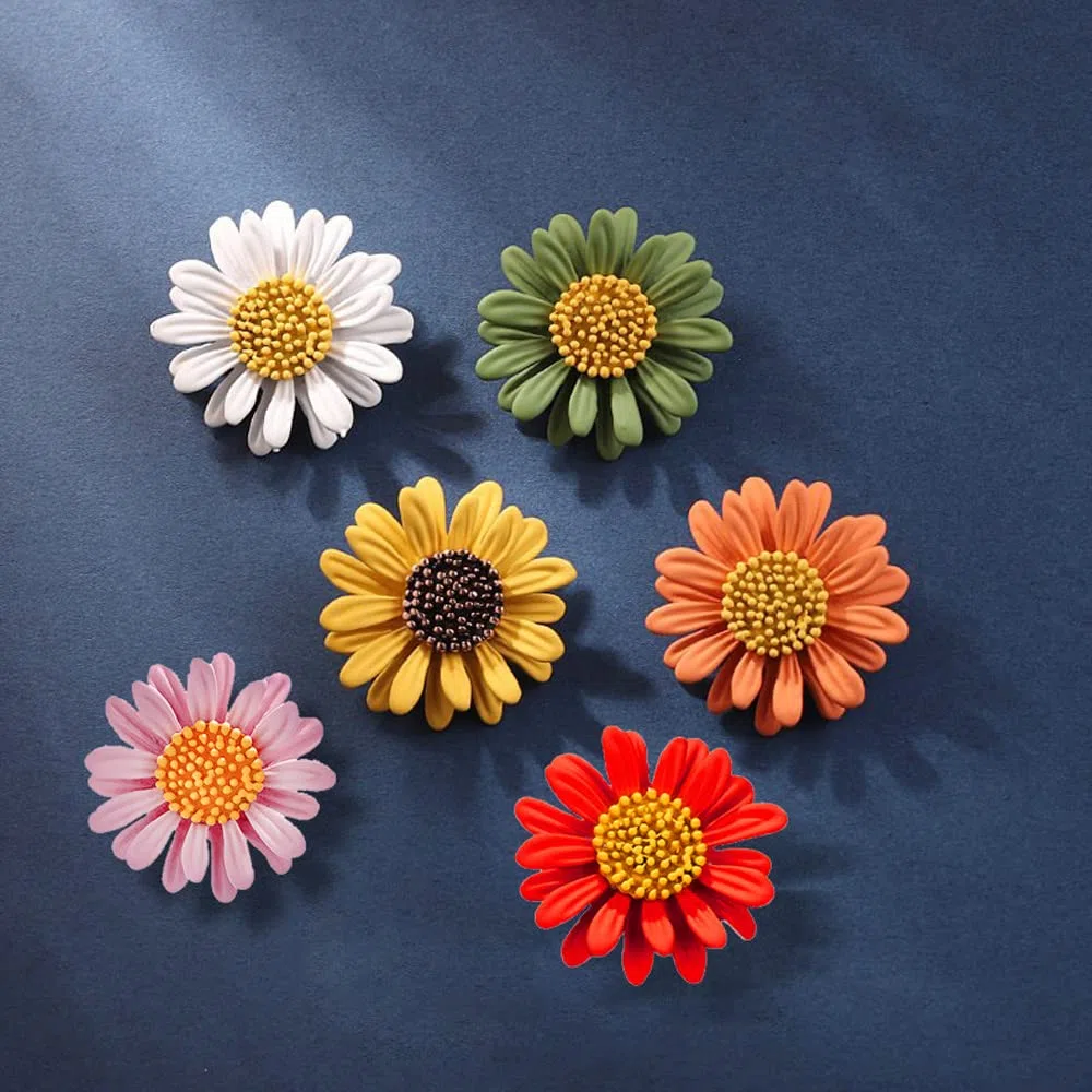 Flor Broche Pin, Alfiler Esmalte, Broche De Aleación, para Joyería De Moda, Accesorios De Vestir, Estilo Elegante Como Regalo para Mujer