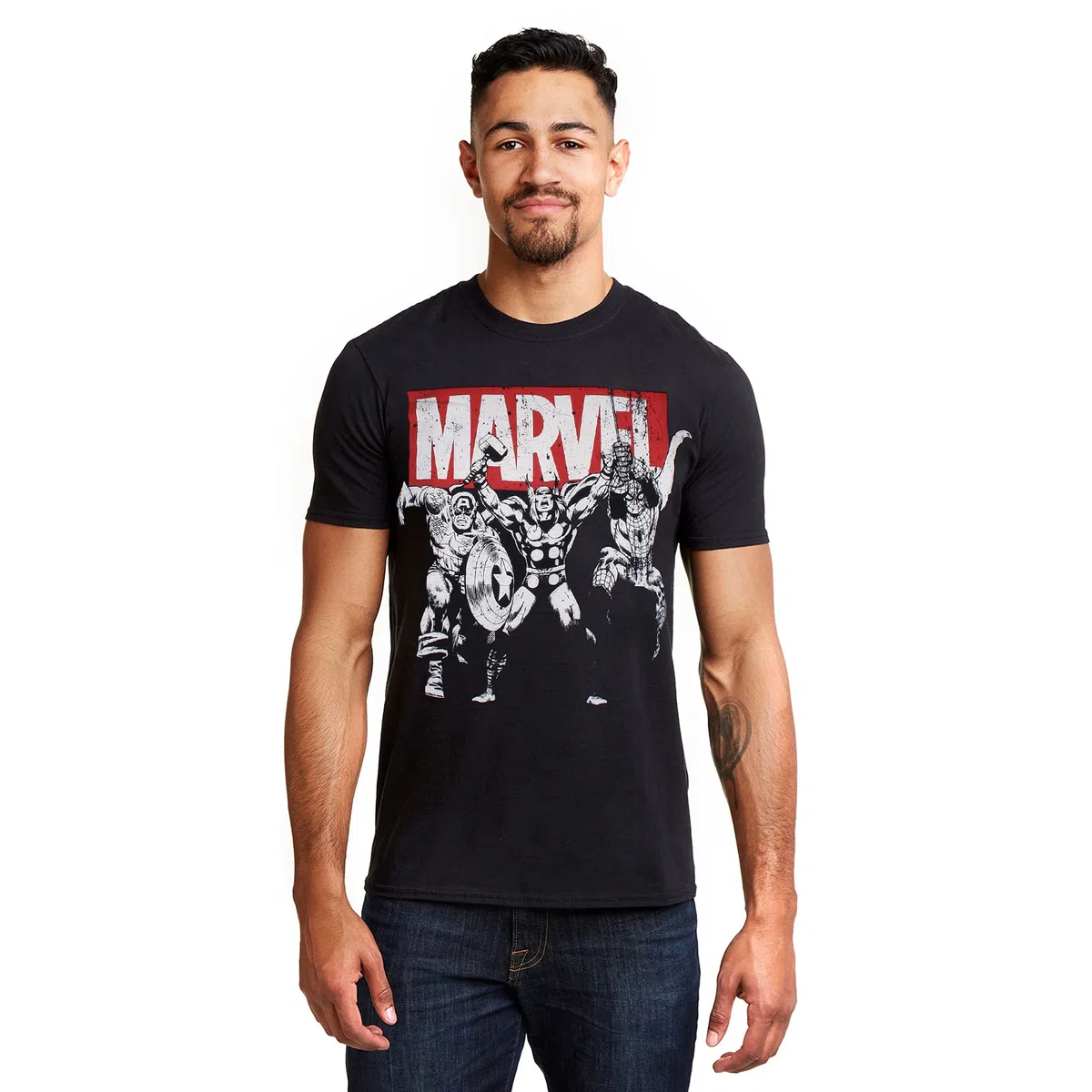 Marvel Men's Trio Heroes T-Shirt