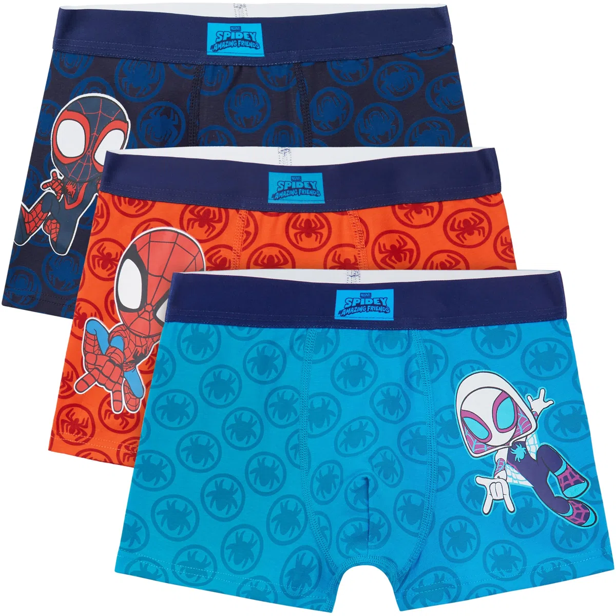 Get Trend Toy Story | Spidey Marvel | Cars Disney Calzoncillos Niño, Pack de 3 Boxers Infantiles con Cintura Elástica, Ropa Interior Niño de Algodón