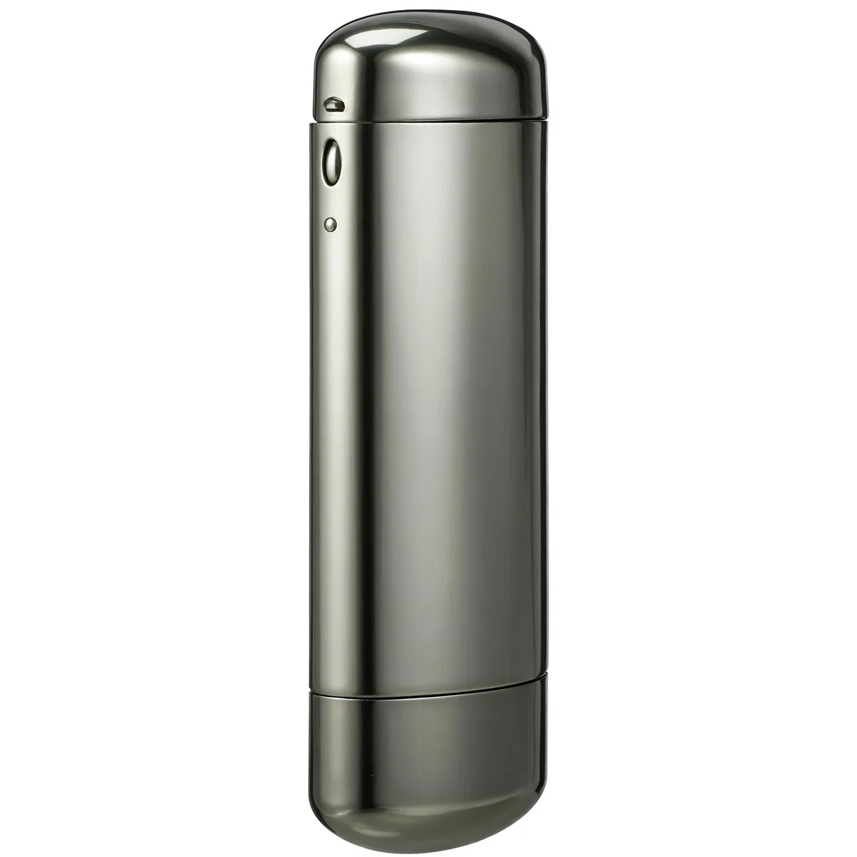 CALLARON Estuche De Anteojos Estuche Rígido Para Gafas De Sol Ultrasónico Auto Delgado Espectáculo Bolsas Hombres Estuche Rígido Para Anteojos Visera Caparazón Protector En Silver Aluminio