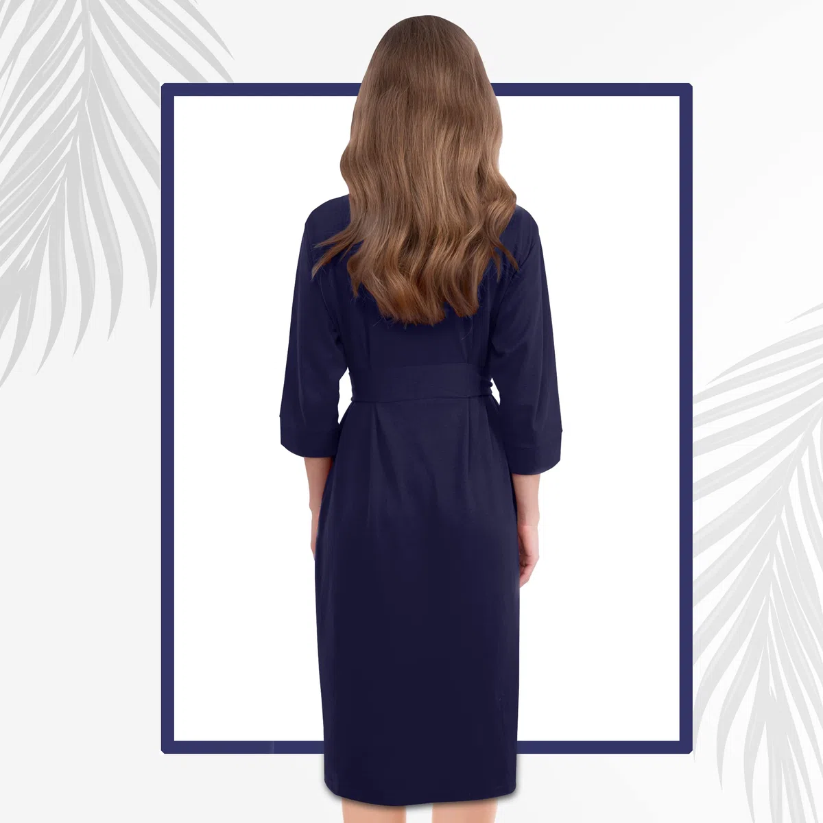 NY Threads - Albornoz de Punto de Algodón de Lujo para Mujeres