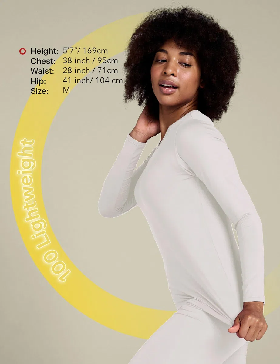 LAPASA Camiseta Termica Manga Larga Mujer (Pack de 1 & 2) Extra Cálido Camisa Interior Thermal Top Baselayer Frío Extremo Elastico Montaña Esqui Deporte Invierno L15/L39/L42
