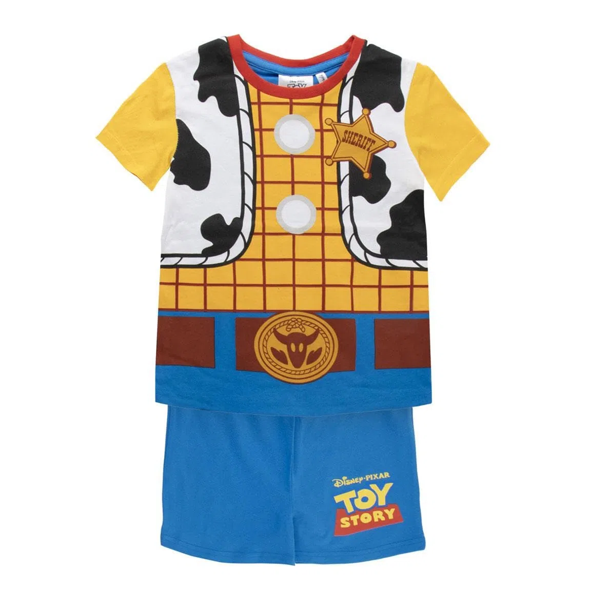 Pijama Corto Toy Story 2 Piezas para Niños y Niñas - Pijama Infantil Suave, Cómodo y Transpirable, Ropa para Dormir y Descanso
