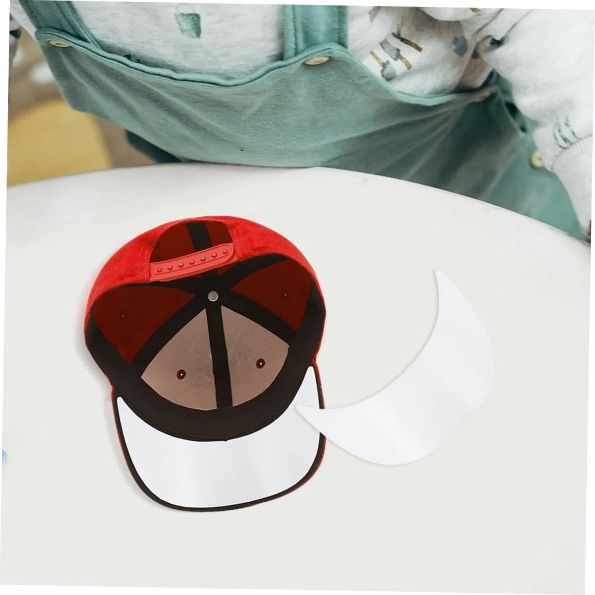 Homoyoyo Visera Solar de Repuesto para Gorra de Béisbol 15,4 X 5,2 Cm Plástico Color Claro 1,8 Mm Resistente Protección Solar para Niños Uso Exterior 20 Piezas para Fabricación