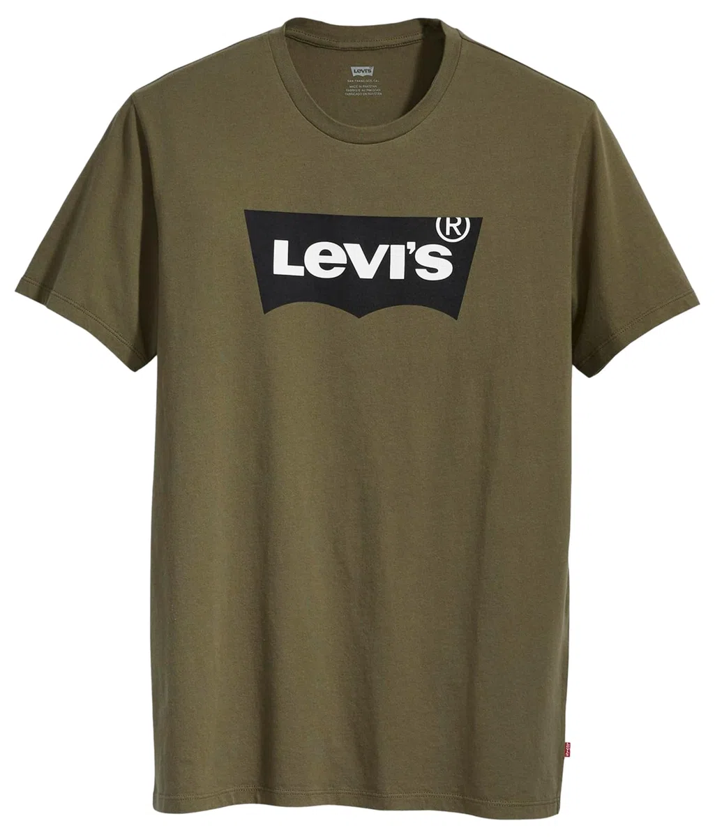 Levi's Graphic Crewneck Tee Camiseta Hombre Large Batwing Logo