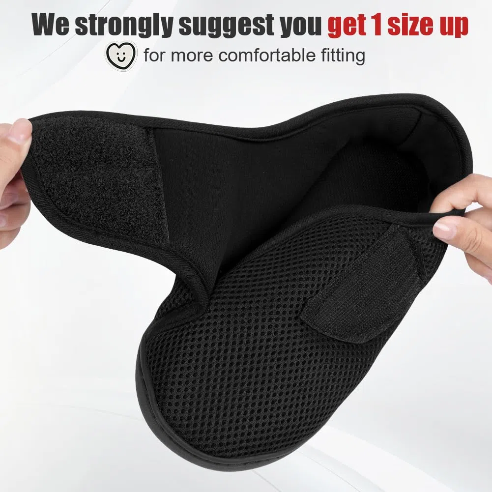 HOTUT Zapatillas ortoApédicas para diabéticos, Zapatos Diabéticos para Hombre, Ajustable Zapatos Turgente Pies Pantufla, para Diabéticos, para Pies con Edema