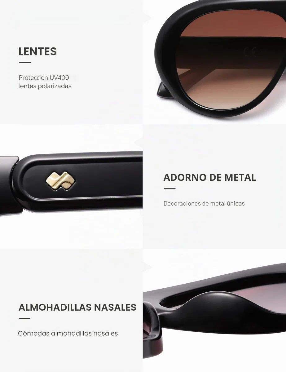 SOJOS Gafas de sol polarizadas de gran tamaño para mujer y hombre, estilo retro vintage de los años 70, protección UV, SJ2390