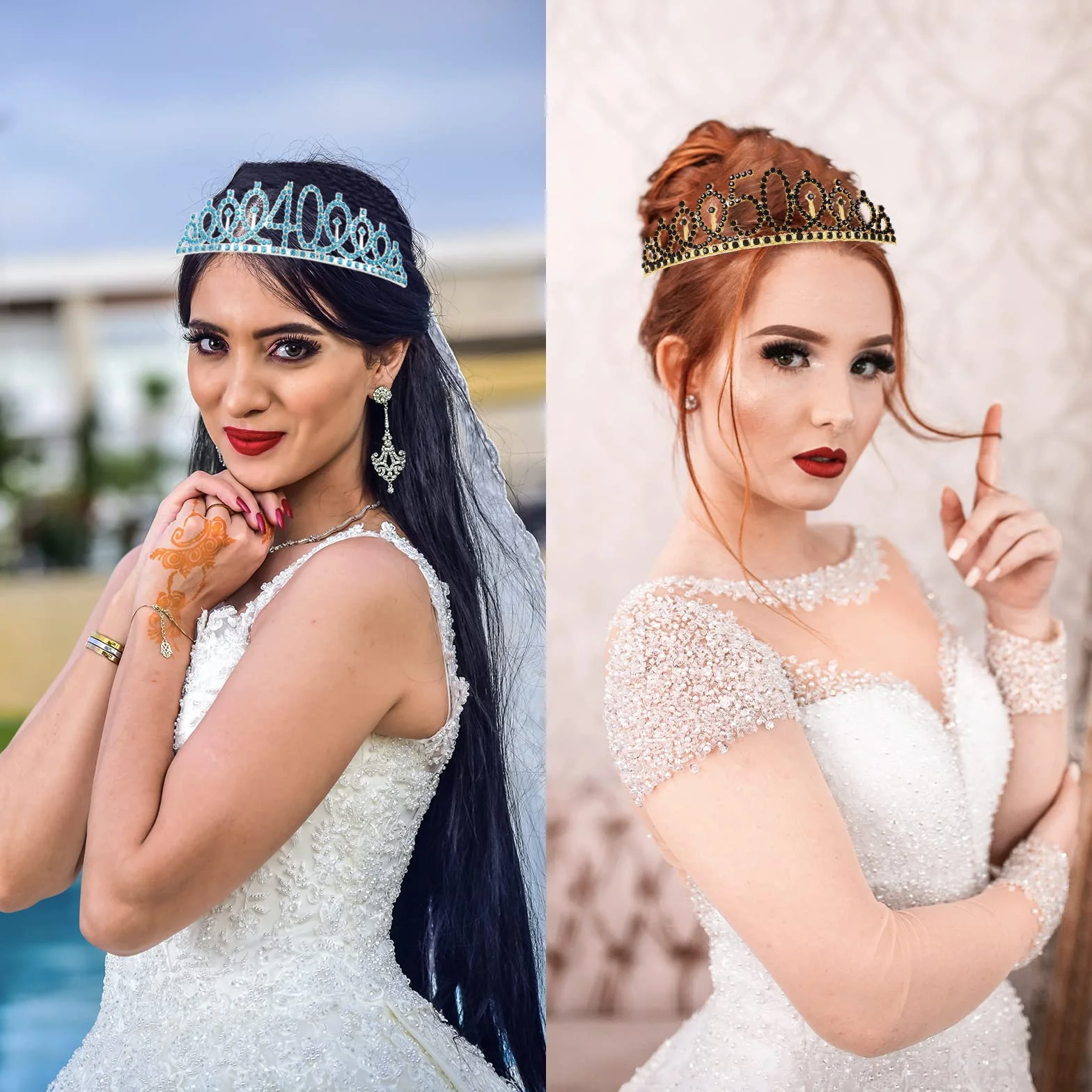 POPOYU Banda y Tiara de Reina de 70 Cumpleaños, Corona y Banda de Oro Rosa de 70 Cumpleaños para Ella, Decoraciones de Fiesta de 70 Cumpleaños para Mujeres, Accesorios de Fiesta, Conjunto de Disfraz
